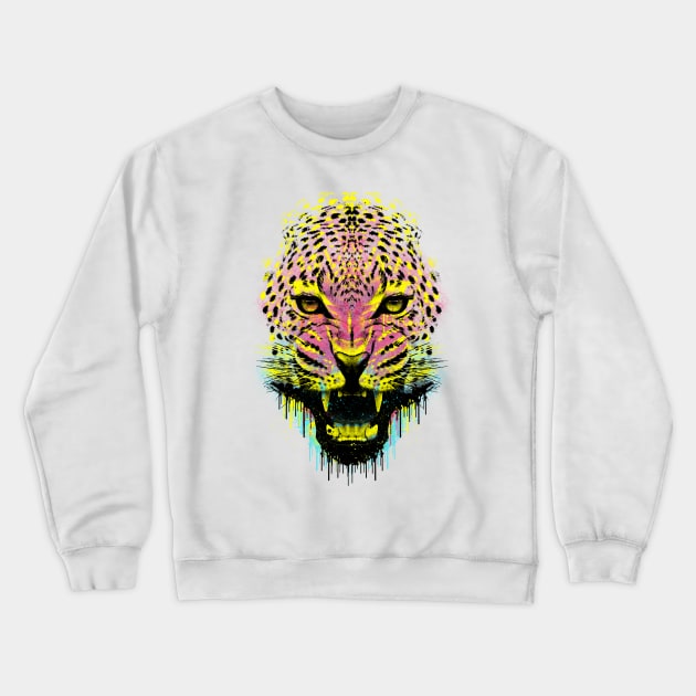 The Tribal Panther Crewneck Sweatshirt by clingcling